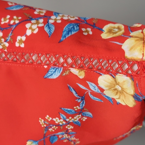 **SOLD**Pink Rose floral camisole tank, Sz S - Like NEW! no tags, mint condition - Picture 11 of 11